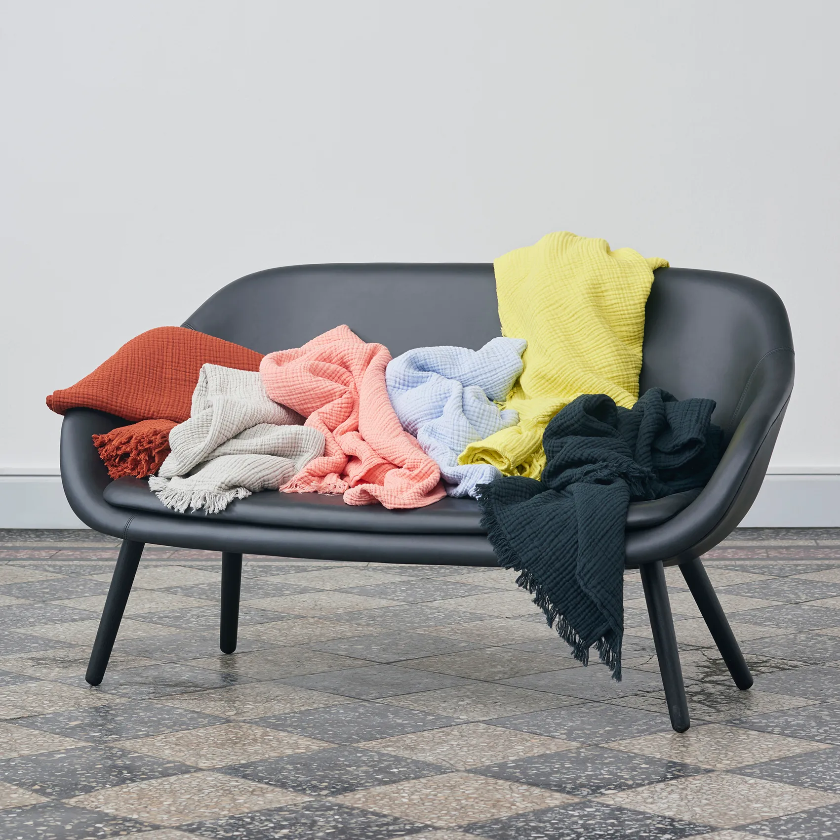 Hay Crinkle Baumwolldecke 150 X 210cm 2 Hay Crinkle Baumwolldecke 150 X 210cm – Bild 2