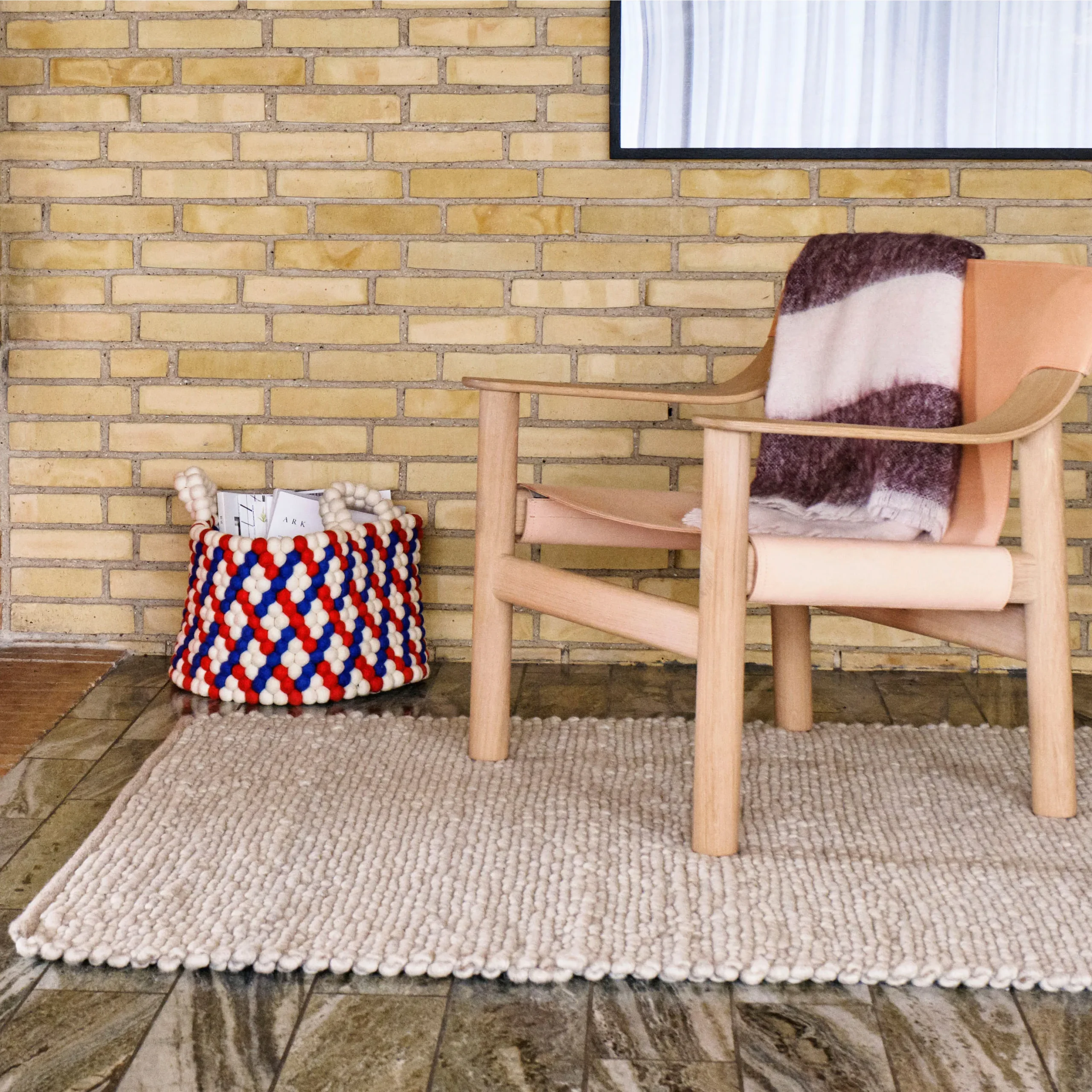 Hay Peas Random Wollteppich 140 X 200cm 3 Hay Peas Random Wollteppich 140 X 200cm – Bild 3