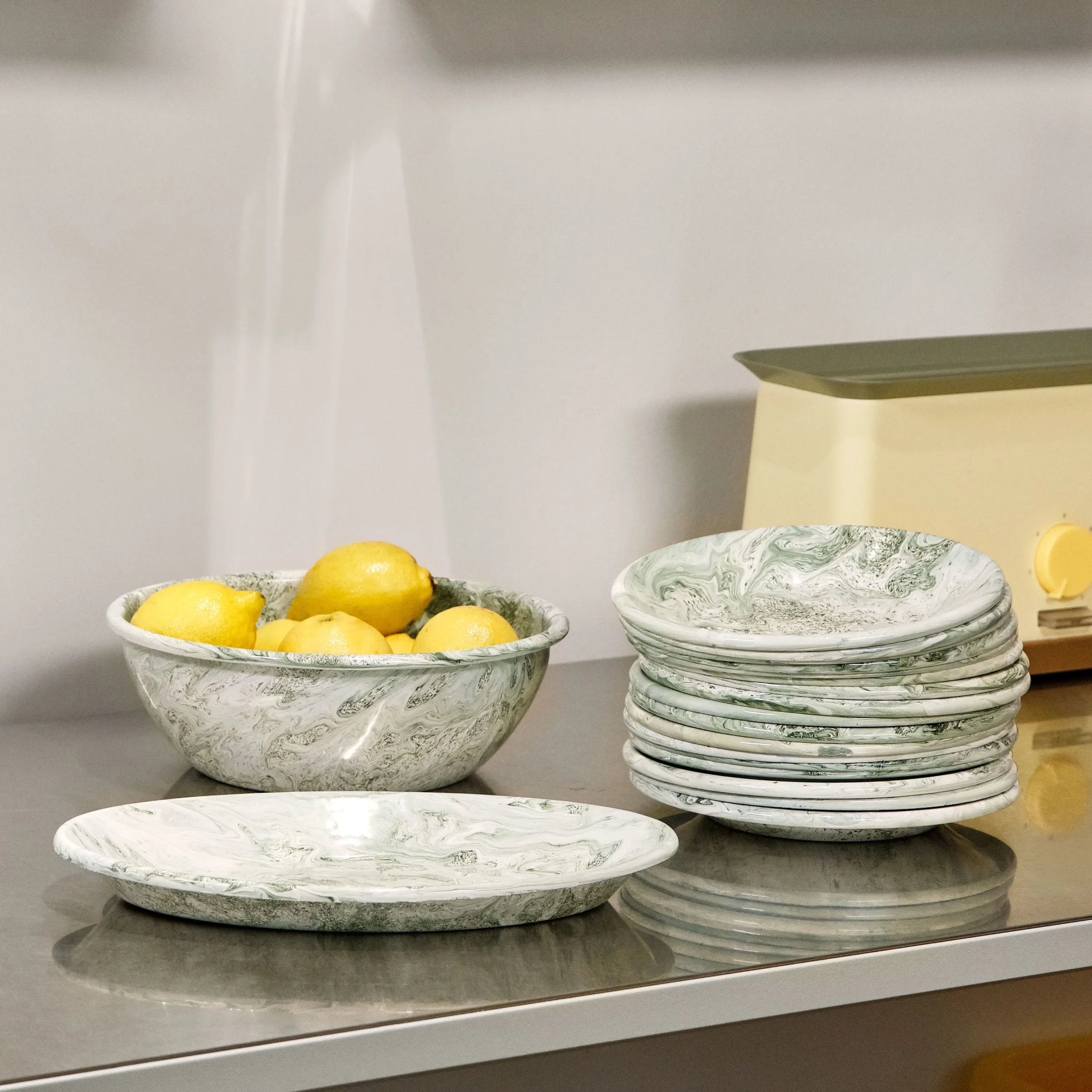 Hay Soft Ice Ovaler Teller 21,5 X 31,5cm 2 Hay Soft Ice Ovaler Teller 21,5 X 31,5cm – Bild 2