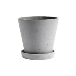 HAY Flowerpot With Saucer Blumentopf XXL Ø26 Cm