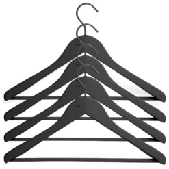 HAY Kleiderhaken Mit Stange Wide 4er Pack