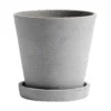 HAY Flowerpot With Saucer Blumentopf M Ø14 Cm