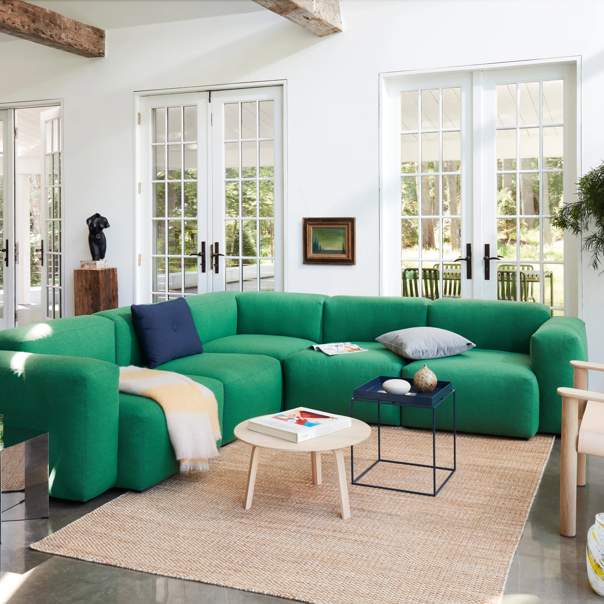 Hay Moiré Kelimteppich 170 X 240cm 3 Hay Moiré Kelimteppich 170 X 240cm – Bild 3