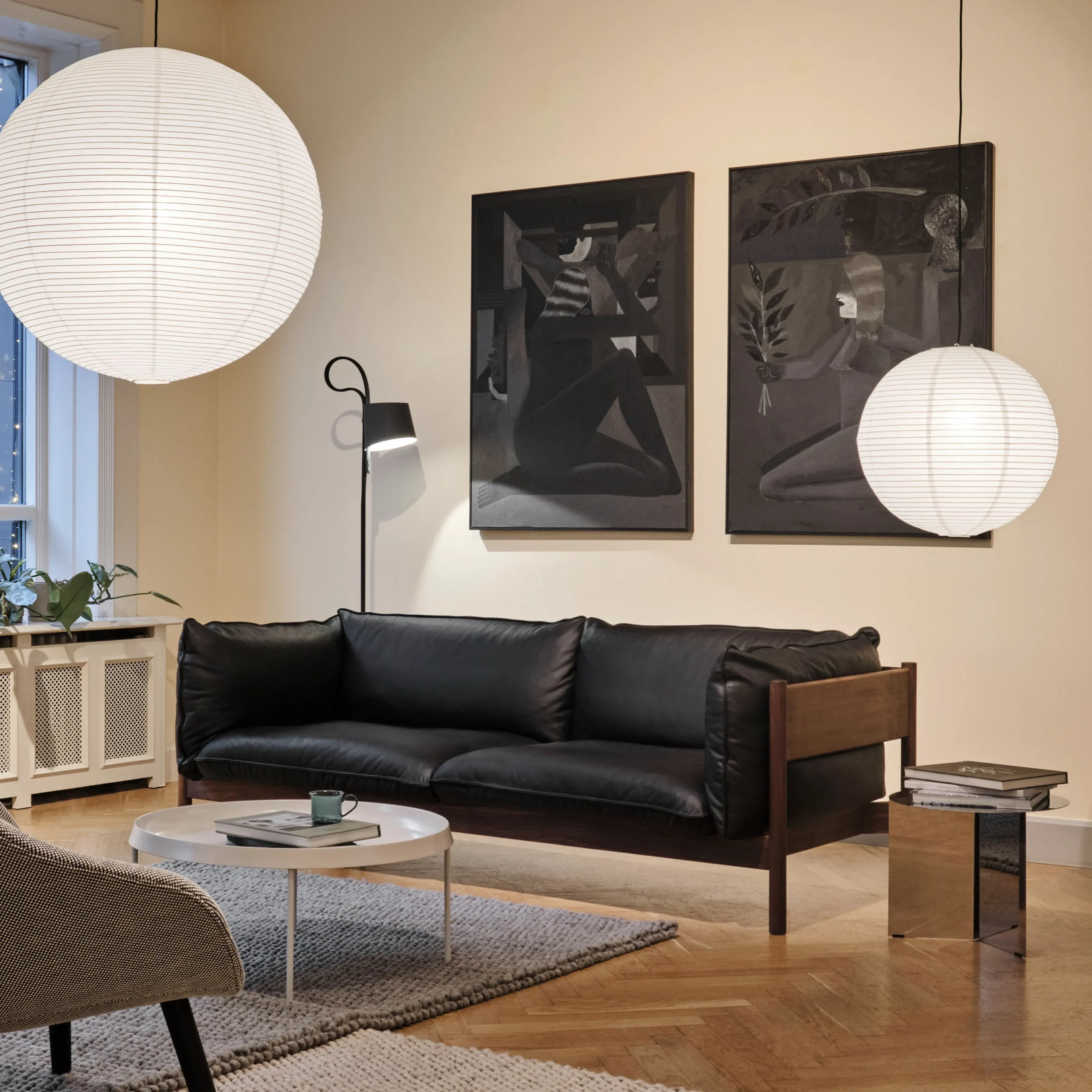 Hay Rice Paper Lampenschirm Ø60cm 2 Hay Rice Paper Lampenschirm Ø60cm – Bild 2